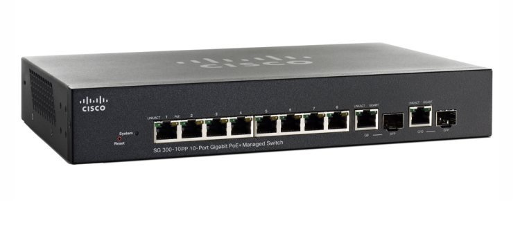 Przełącznik Cisco SB SG300-10PP (SG300-10PP-K9-EU) SG300-10PP-K9-EU by Cisco
