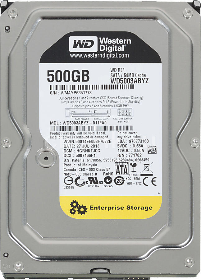 Жорсткий диск WD (WD5003ABYZ) WD5003ABYZ by WD