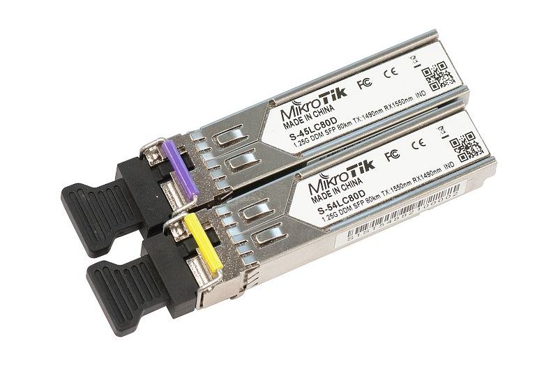 Moduł optyczny MikroTik S-4554LC80D S-4554LC80D by Mikrotik