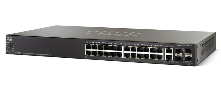 Przełącznik Cisco SB SG500-28P (SG500-28P-K9-G5-EU) SG500-28P-K9-G5-EU by Cisco