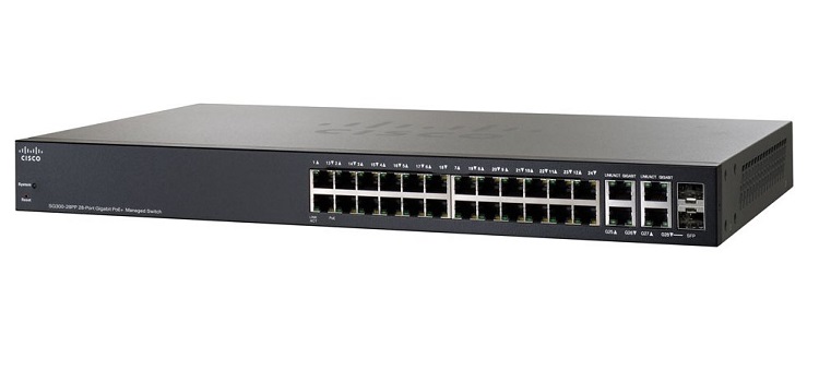 Przełącznik Cisco SB SG300-28PP (SG300-28PP-K9-EU) SG300-28PP-K9-EU by Cisco