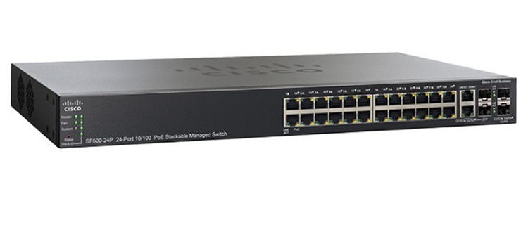 Przełącznik Cisco SB SF500-24MP (SF500-24MP-K9-EU) SF500-24MP-K9-EU by Cisco