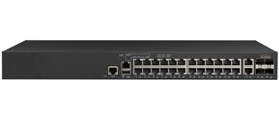 Przełącznik Ruckus ICX7150 (ICX7150-24P-4X10GR-RMT3) ICX7150-24P-4X10GR-RMT3 by Ruckus