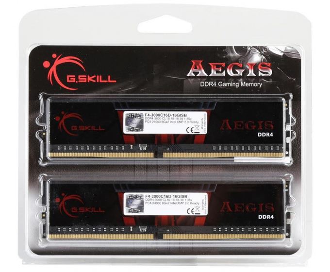 Оперативна пам'ять G.Skill (F4-3000C16D-16GISB) F4-3000C16D-16GISB by Intel