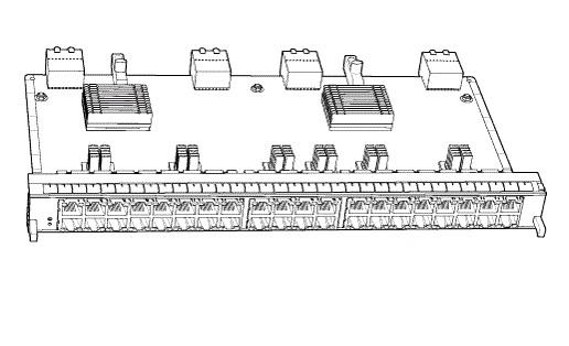 Moduł interfejsu Juniper MIC-3D-40GE-TX MIC-3D-40GE-TX by Juniper