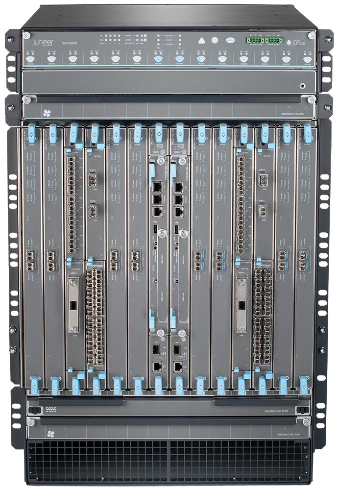 Zapora sieciowa Juniper SRX5800E-BASE-DC SRX5800E-BASE-DC by Juniper