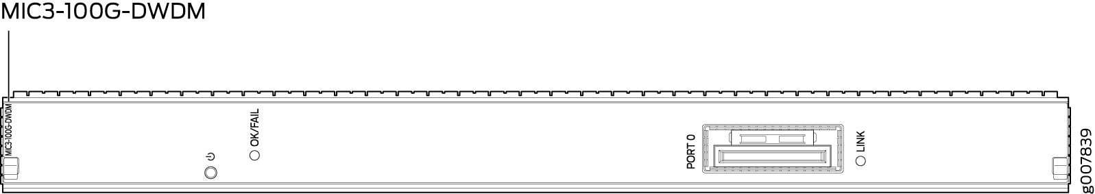 Moduł interfejsu Juniper MIC3-100G-DWDM MIC3-100G-DWDM by Juniper