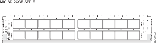 Moduł interfejsu Juniper MIC-3D-20GE-SFP-E MIC-3D-20GE-SFP-E by Juniper