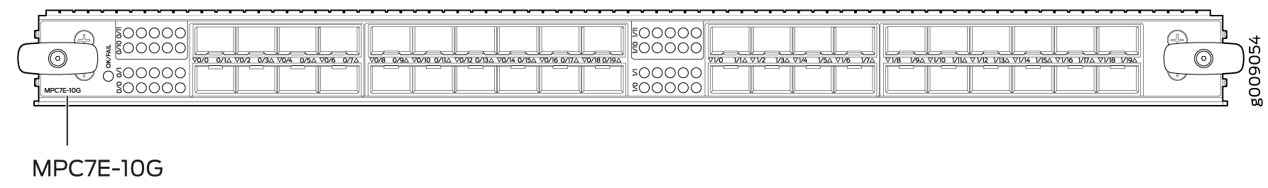 Moduł interfejsu Juniper MPC7E-10G-IRB MPC7E-10G-IRB by Juniper