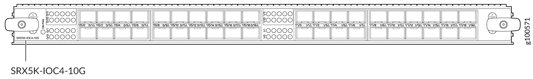Moduł interfejsu Juniper SRX5K-MPC SRX5K-MPC by Juniper