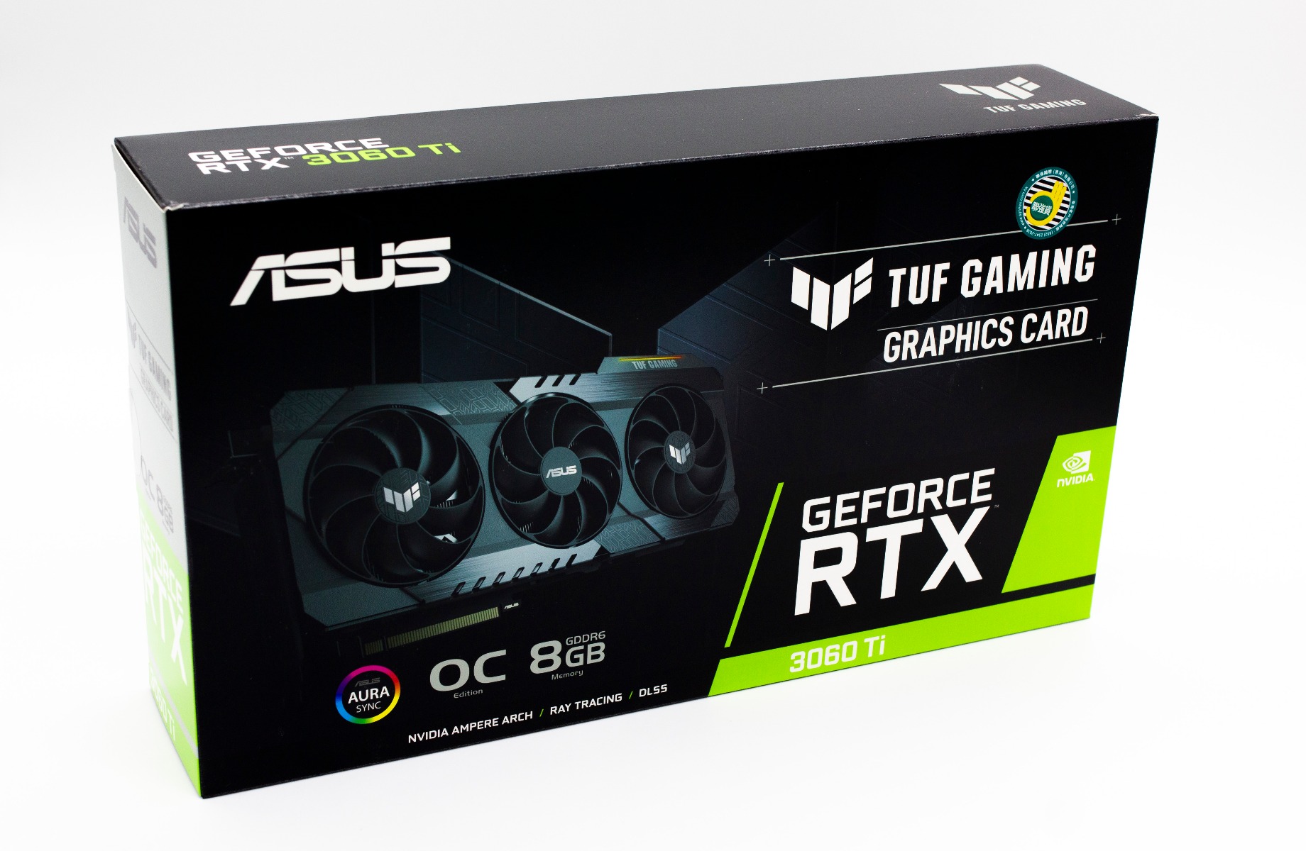 Відеокарта Asus TUF Gaming GeForce RTX 3060 Ti OC Edition 8GB GDDR6 (TUF-RTX3060TI-O8G-GAMING) TUF-RTX3060TI-O8G-GAMING