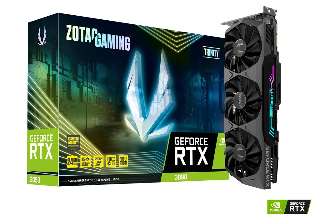 Відеокарта Zotac RTX3090 GAMING GeForce RTX 3090 Trinity ZT-A30900D-10P 