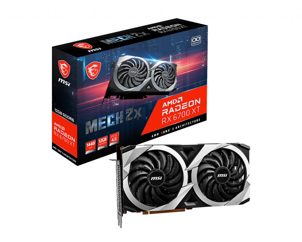 Відеокарта MSI Radeon RX 6700 XT MECH 2X 12G OC RX_6700_XT_MECH_2X_12G 