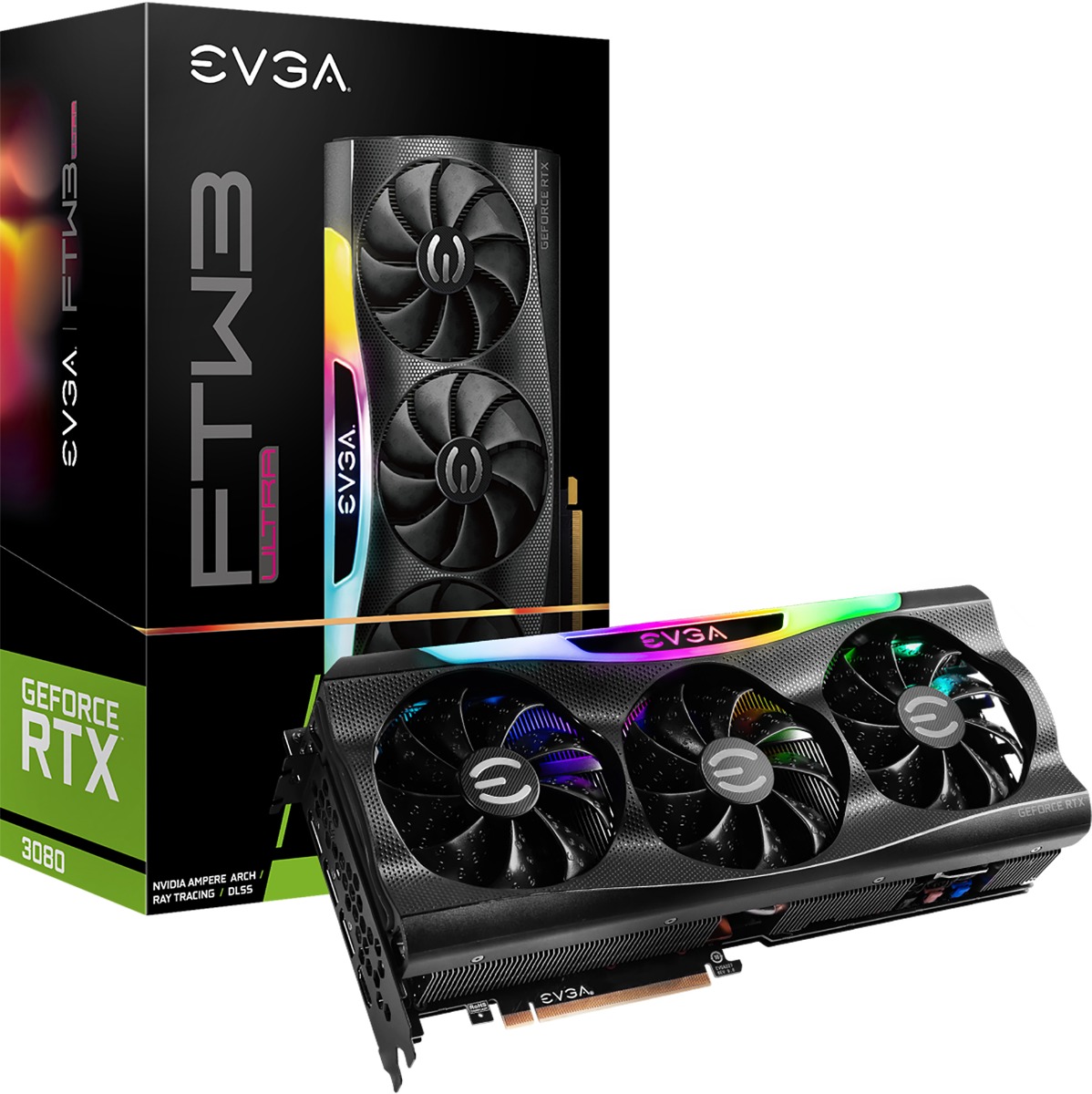 Відеокарта EVGA GeForce RTX 3080  (10G-P5-3897-KR) 10G-P5-3897-KR 