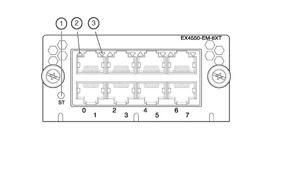 Moduł sieciowy Juniper EX4550-EM-8XT EX4550-EM-8XT by Juniper