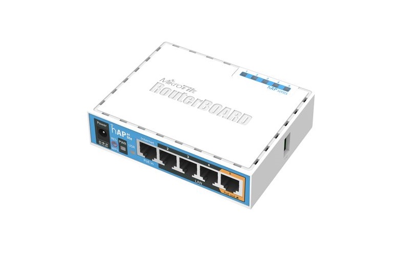 Punkt dostępu Mikrotik hAP ac lite (RB952Ui-5ac2nD) RB952Ui-5ac2nD by Mikrotik
