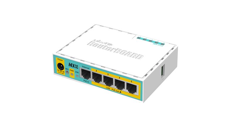 Router MikroTik hEX PoE lite (RB750UPr2) RB750UPr2 by Mikrotik