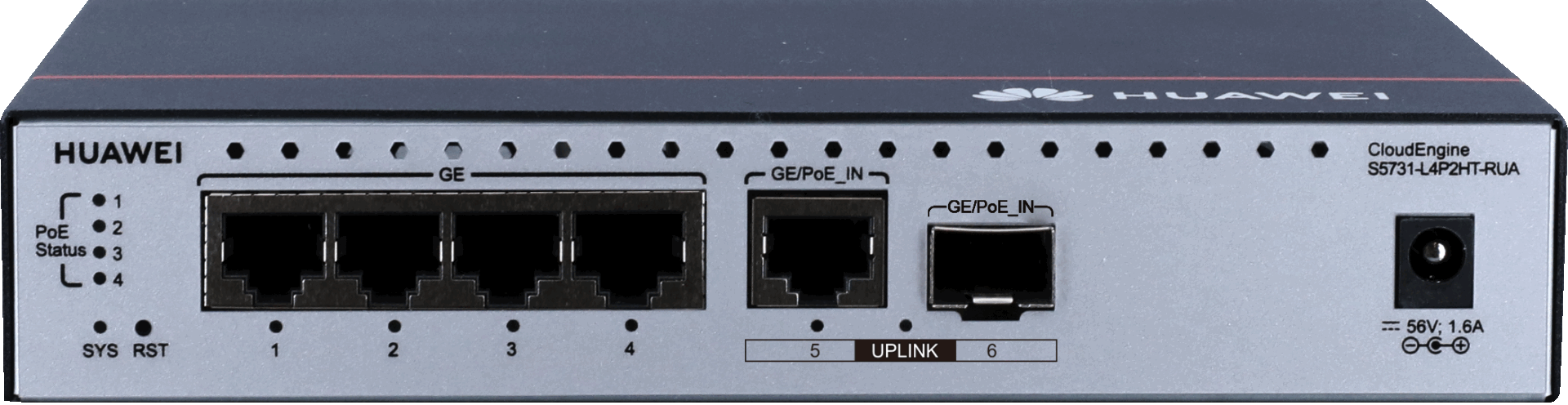 Przełącznik Huawei S5731-L4P2HT-RUA S5731-L4P2HT-RUA by Huawei