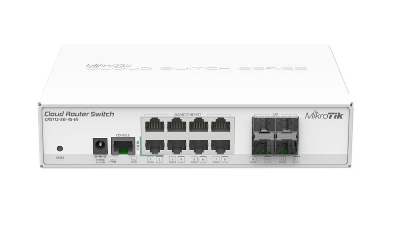 Przełącznik Mikrotik CRS112-8G-4S-IN CRS112-8G-4S-IN by Mikrotik