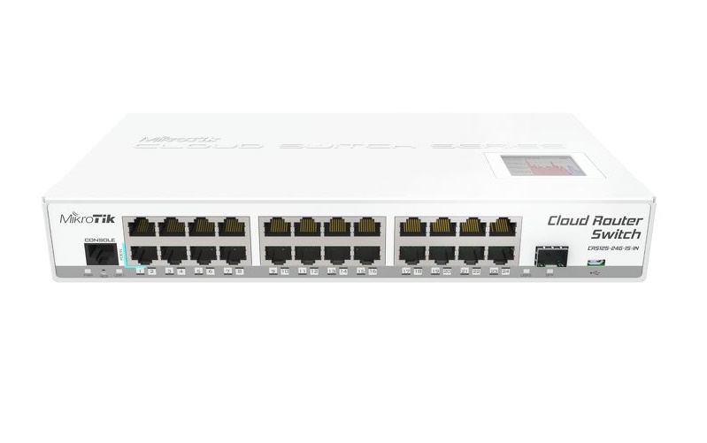Przełącznik Mikrotik CRS125-24G-1S-IN CRS125-24G-1S-IN by Mikrotik