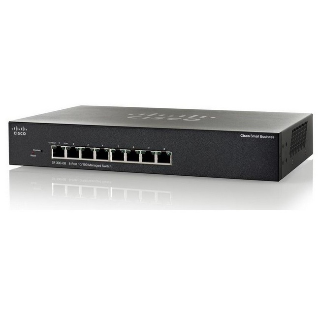 Przełącznik Cisco SB SF300-08 (SRW208-K9-G5-EU) SRW208-K9-G5-EU by Cisco