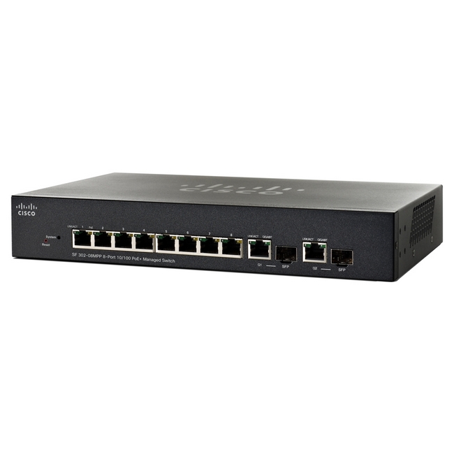 Przełącznik Cisco SB SF302-08MPP (SF302-08MPP-K9-EU) SF302-08MPP-K9-EU by Cisco