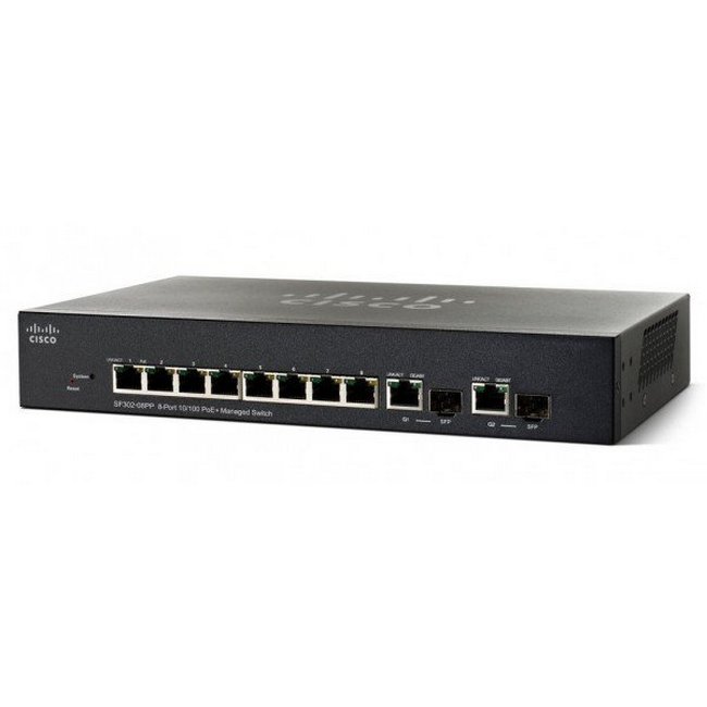 Przełącznik Cisco SB SF302-08P (SRW208P-K9-EU) SRW208P-K9-EU by Cisco