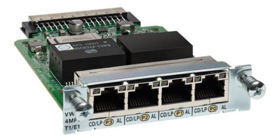 Moduł interfejsu Cisco VWIC3-4MFT-T1/E1 VWIC3-4MFT-T1/E1 by Cisco