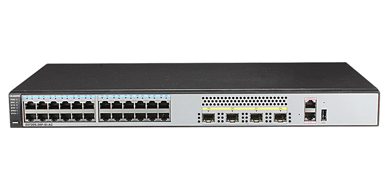 Przełącznik Huawei S5720S-28X-SI-DC S5720S-28X-SI-DC by Huawei
